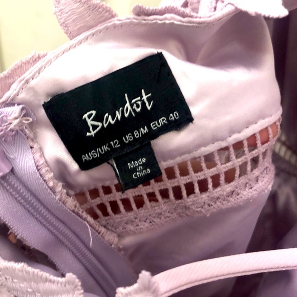 Bardot Gemma Lace Halter Dress (Orchid) - Picture 7 of 7